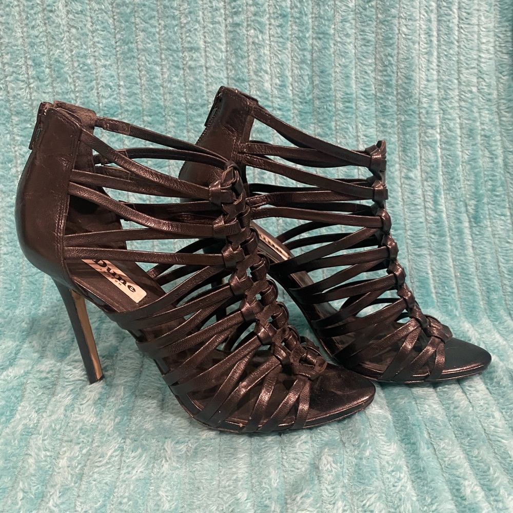 Dune London Heeled Cage Sandals